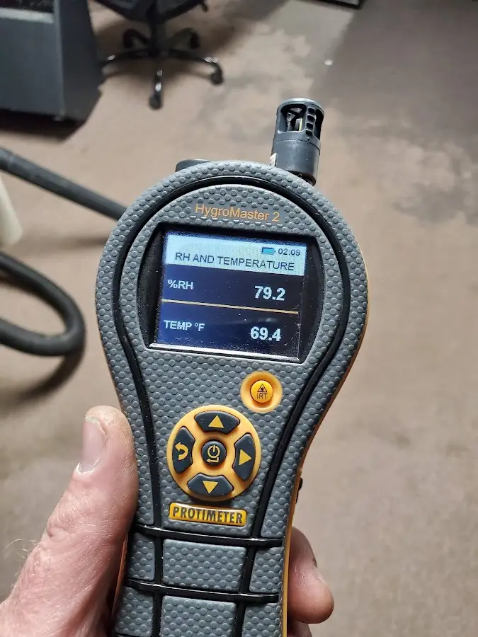 Moisture meter humidity assessment for Mold Remediation & Removal in New Carlisle